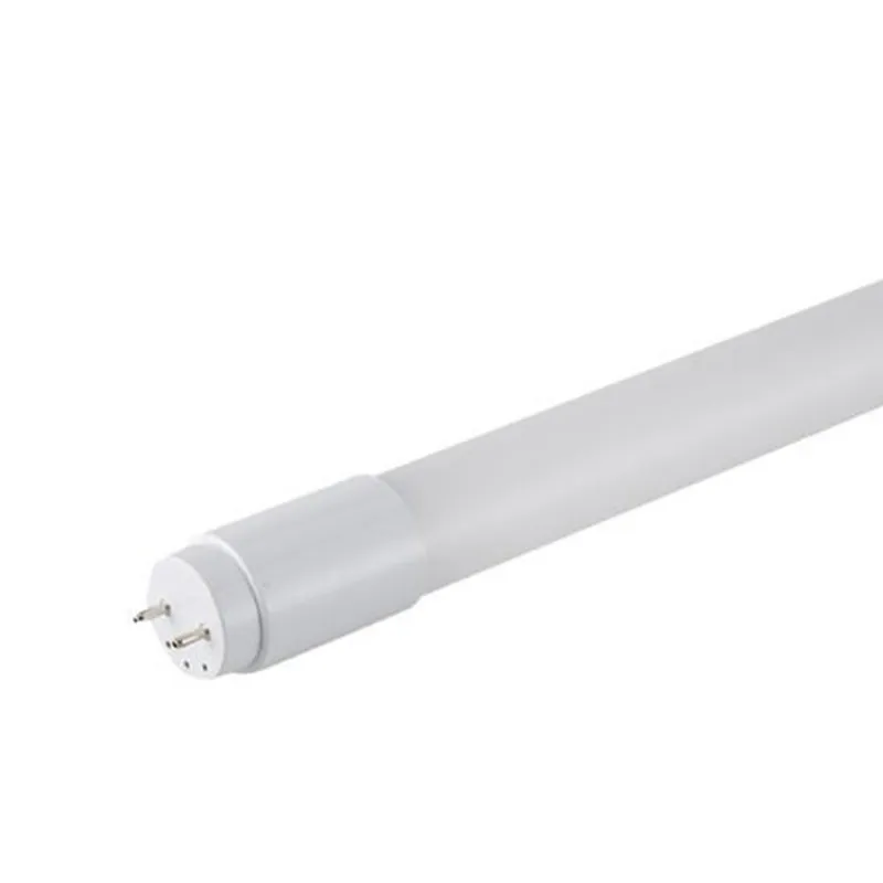T8 LED Tubes Nano PC 4ft 120cm 18W AC85-260V 130LM/W G13 Full Plastic Lights SMD2835 2pins Replacement Fluorescent Lamps 1200mm 250V Linear Bar Circular Bulb Cool White