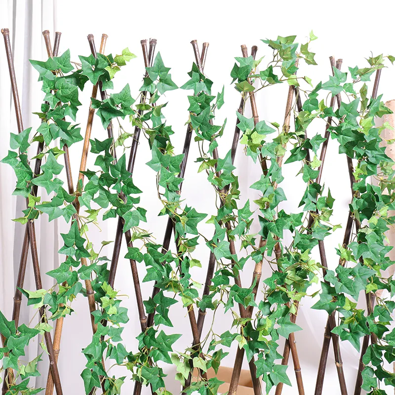 Artificial Fake Plants Silk Creeper Rattan Green Leaves Hanging Ivy Vine Home Wedding Decor