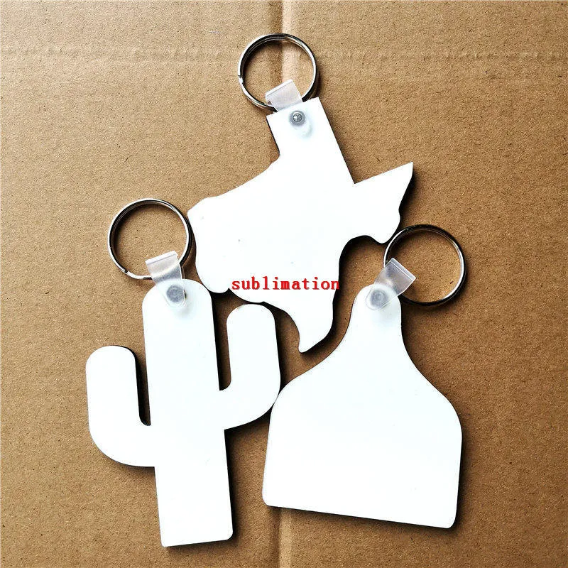 Sublimation MDF Laser Cuts Key Chains House Shaped Keychains - Blank for