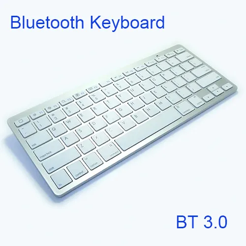 Teclado inalámbrico de venta caliente K801D Bluetooth3.0 Teclados para Android TV Box Tablet Smart Phone PC vs K09