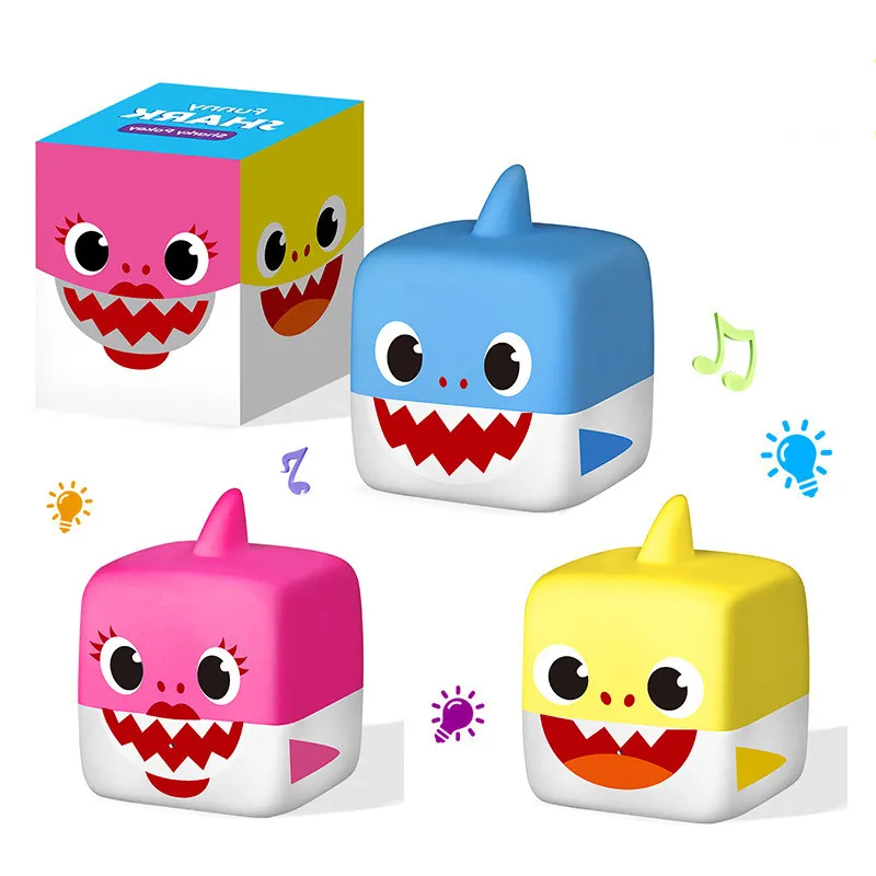Dhl 3 Couleurs Led Bebe Requin Jouets Avec Musique Bebe Requin Boite Allumer Bebe Requin Poupees Chanter Chanson Enfants Cadeau Party Favor Zx001 Du 1 33 Dhgate