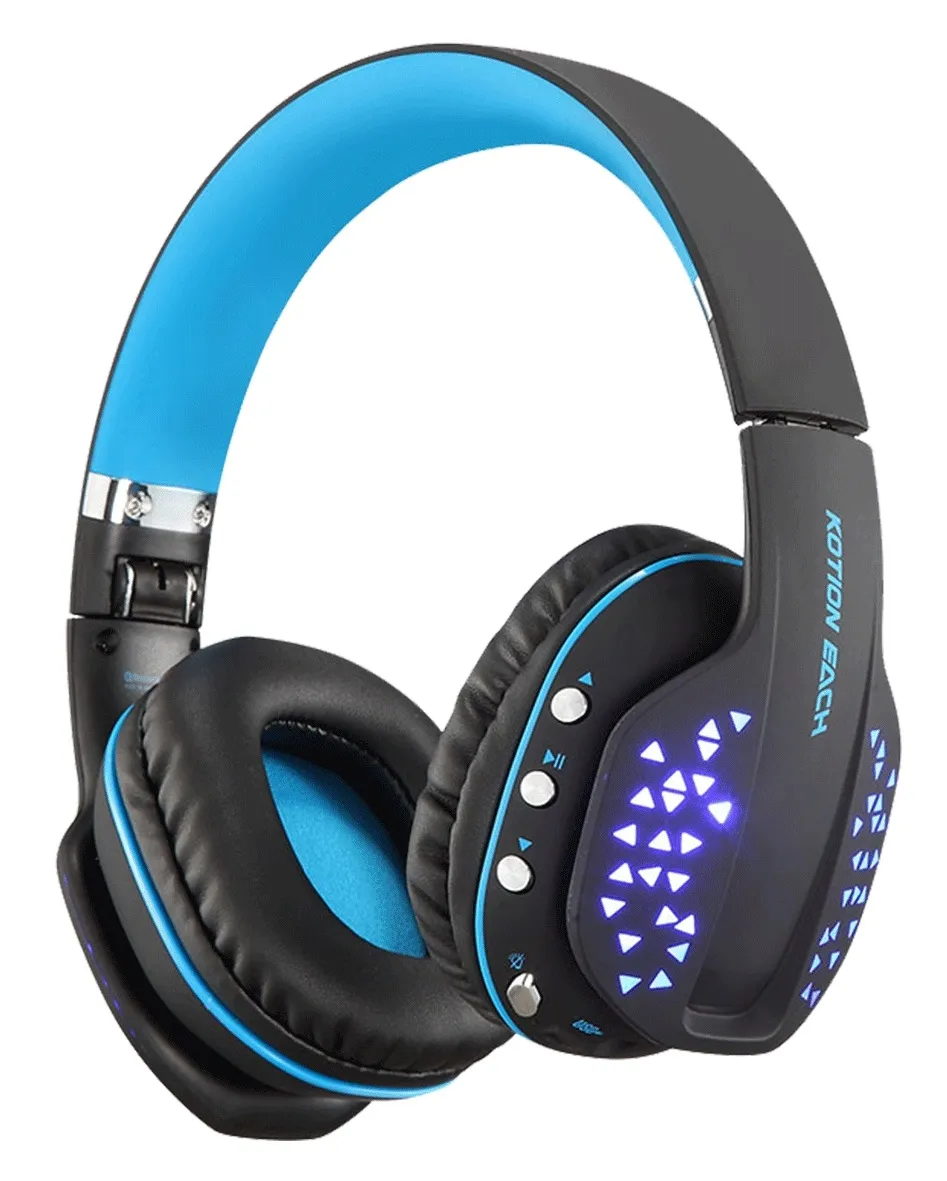 Kotion Varje B3507 Bluetooth-hörlurar Trådlöst ljud Avbryter Sportmusik hörlurar Headset Bass stereo för en mobiltelefon