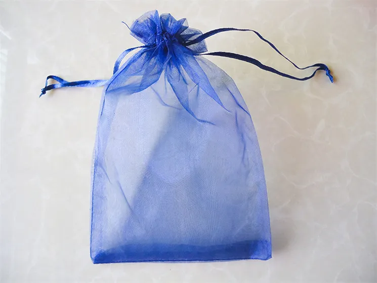 Multicolor Jewelry Bag Organza Drawstring Pouch For Jewelry Packaging Storage Wedding Favor Chirstmas Gift Wrap Bag Multi-size