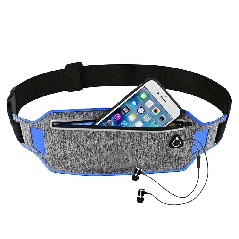 Fanny Pack Running Saco de cintura Belt Sport Pacotes de cinto de dinheiro adequado Para telefone, homens correm trilhas para bolsas de bolsa de bolsas esportivas