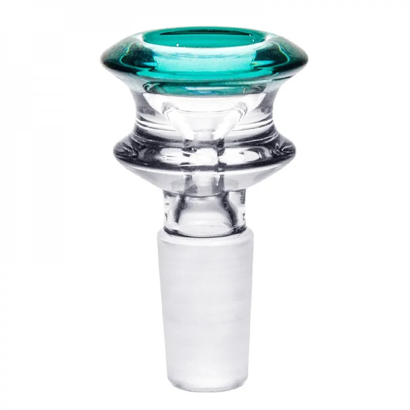 Nowy Kolorowy Handmade Pyrex Glass 14mm 18mm Mężczyzna Interfejs Załącznik Przenośny Bong Waterpipe Handpipe Dymanie Miska Oil Rigns Pojemnik DHL