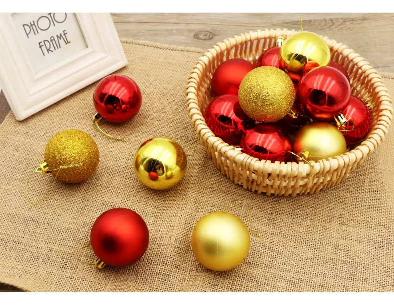 Clemunn Christmas Balls 24pcs 30mm Xmas Party Tree Ball Ornaments | Desertcart Aruba | Light Up 24pcs 8cm Christmas Balls Plastic Baubles Christmas Tree | ボール | 3ttwwmaaxx
