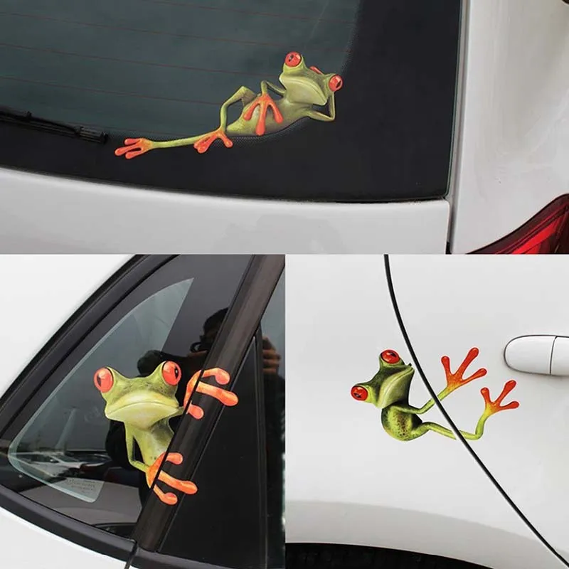 Adesivo Auto 3D Animal Peep Frog Adesivi Divertenti Vetrofanie Decalcomanie  Impermeabili Auto Moto Grafica Adesivi Accessori Esterni Da 0,55 €