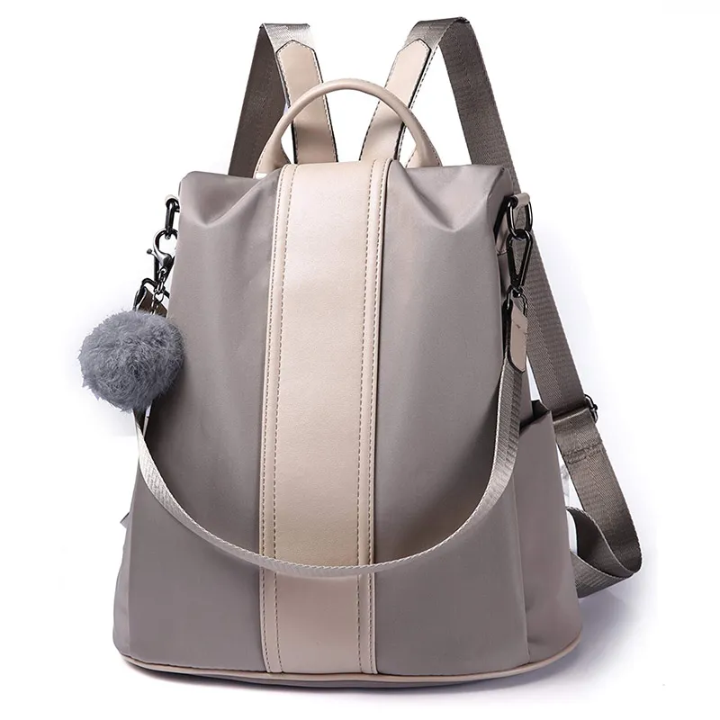 Women Backpack Purse Waterproof Nylon Anti-theft Rucksack Shoulder Bags JingChun Women Medium Backpack Purse Waterproof Nylon Anti  main image 3