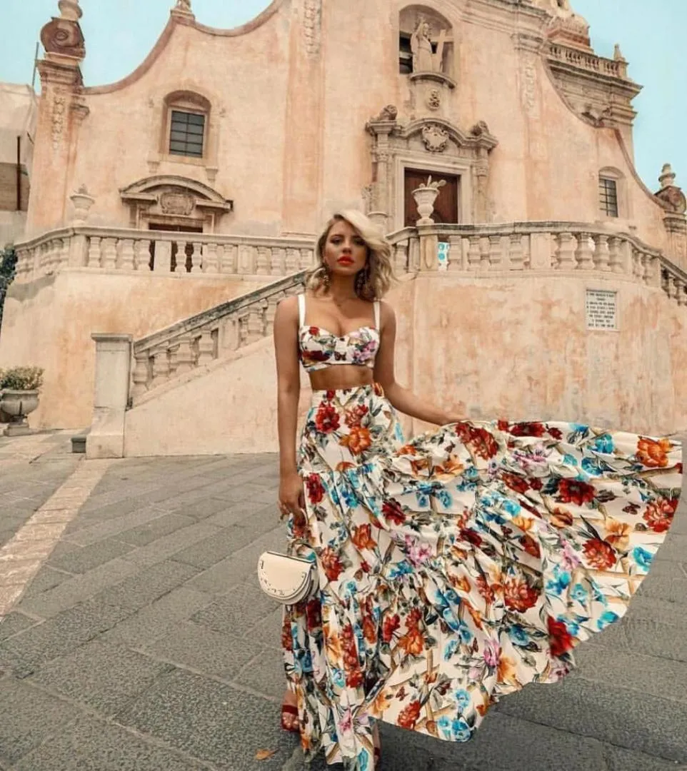 Floral skirt 2019 shop