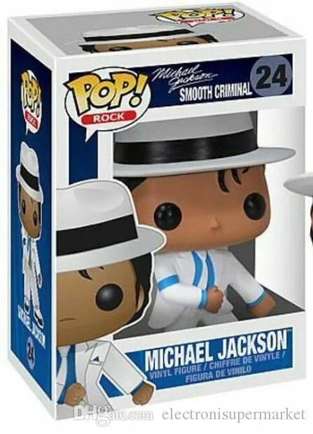 Funko POP BEAT IT 23# MICHAEL JACKSON BILLIE JEAN 22# BAD 25# SMOOTH  CRIMINAL 24# Toys PVC Action Figure Collection Model Toys
