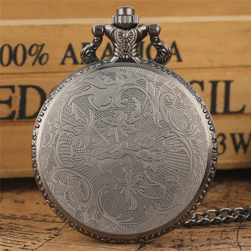 Big G maçonnerie motif maçonnique montre de poche Antique Vintage argent gris Quartz horloge pendentif collier chaîne cadeaux 267s