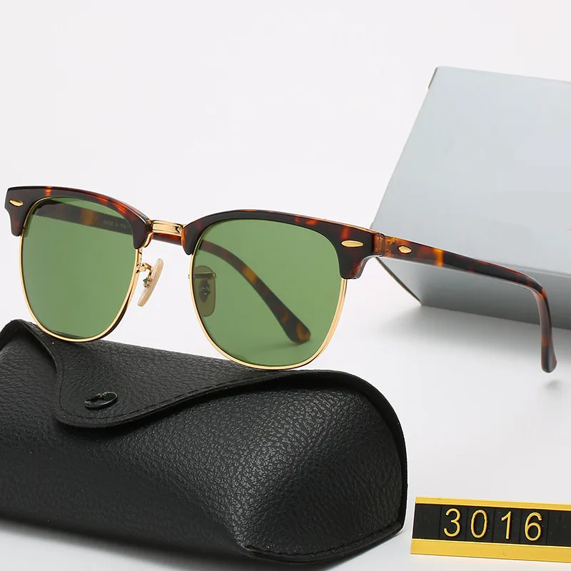 Brand design 2020 Hot sale half frame sunglasses women men Sun glasses outdoors Fashion glasses uv400 Eyewear Polaroid glass Lens