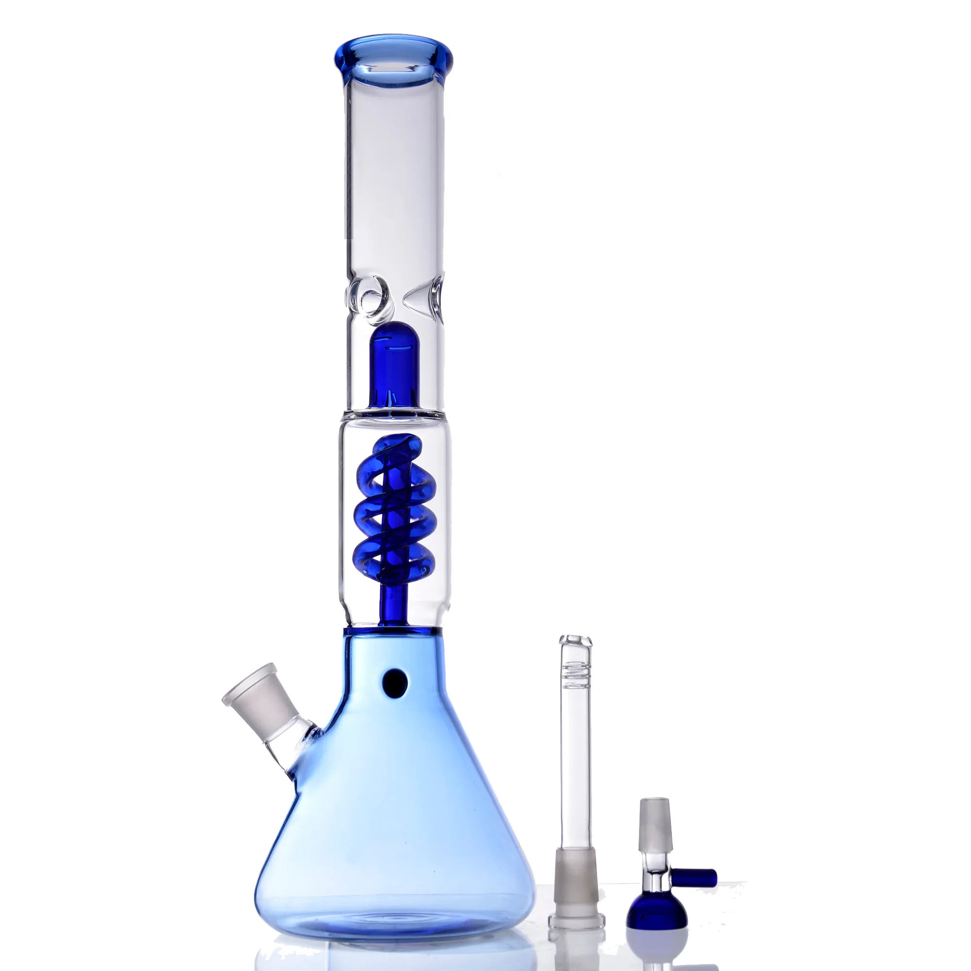 Glass Bong Hookahs glass nice water bongs with spiral percolator grace dab rig bubbler for Smoking