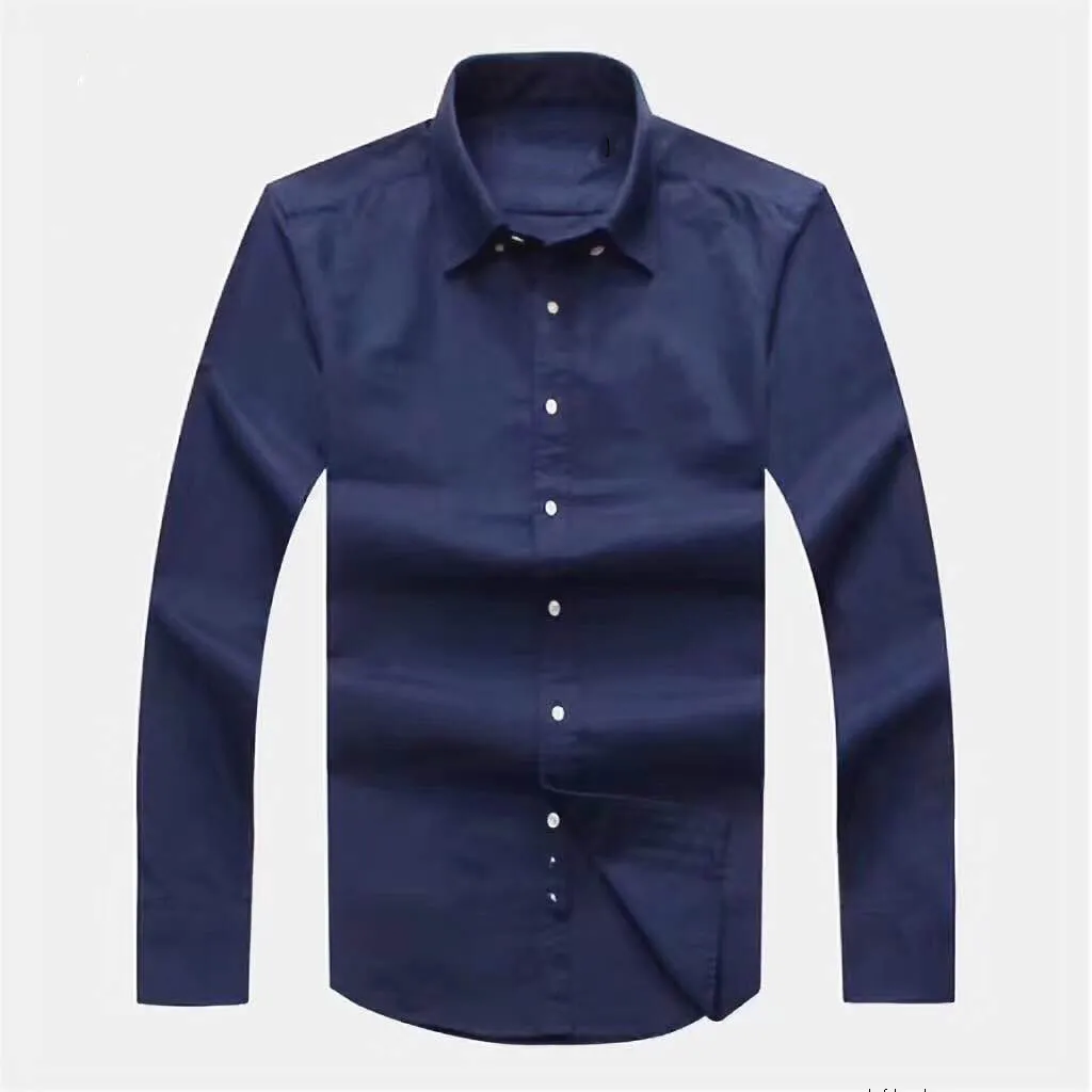 lauren ralph polo Ralph Polo Shirts Männer langärmelige beiläufige Normal Shirt Herren-USA-amerikanische Marke Polos Shirts Art und Weise Oxford Sozialherrenhemden bestes