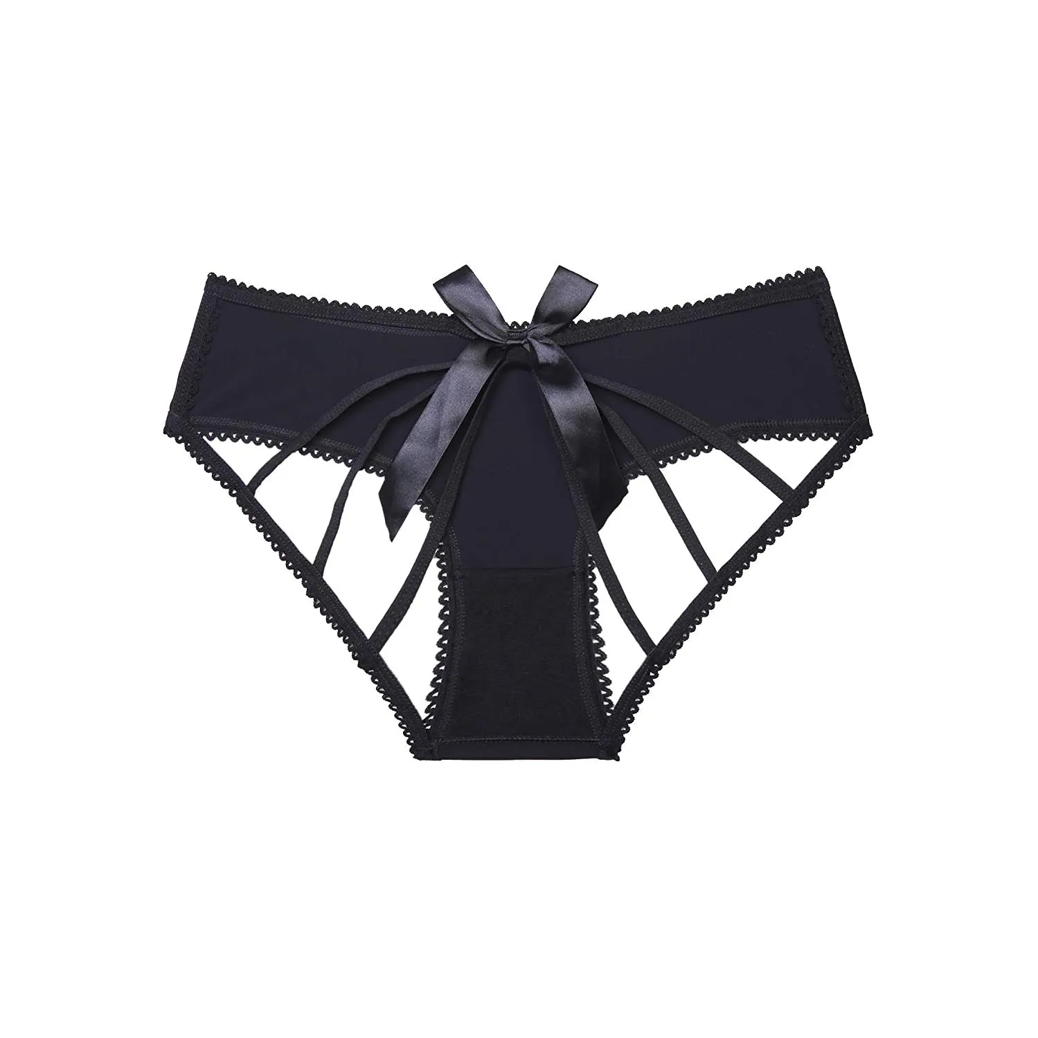 Sexy Low Waist Cheeky Bow Sexy Crotchless Panties For Women Black/Pink From  Piaojun2017, $3.52