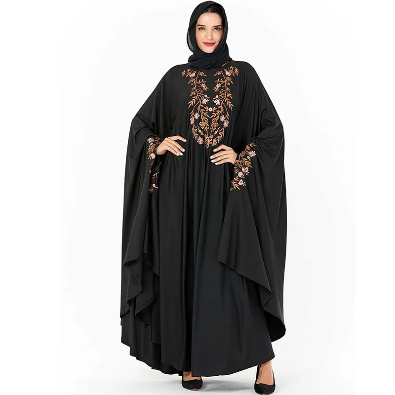 Abaya Bangladesh Dubai Abaya Pakistán Djellaba Vestido musulmán para las mujeres Malasia Caftán Marruecos Kaftan Ropa islámica turca