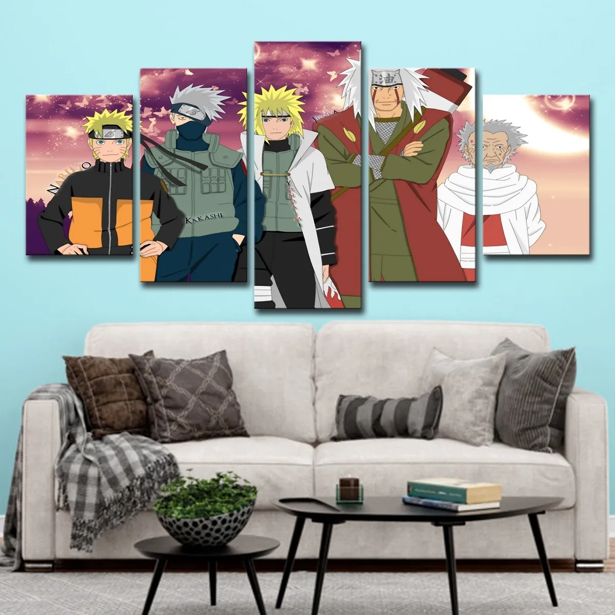 Cartoon Naruto Anime Poster Wall Art HD Print Canvas Painting Fashion  Hanging Pictures From Wallartpaint, $26.23