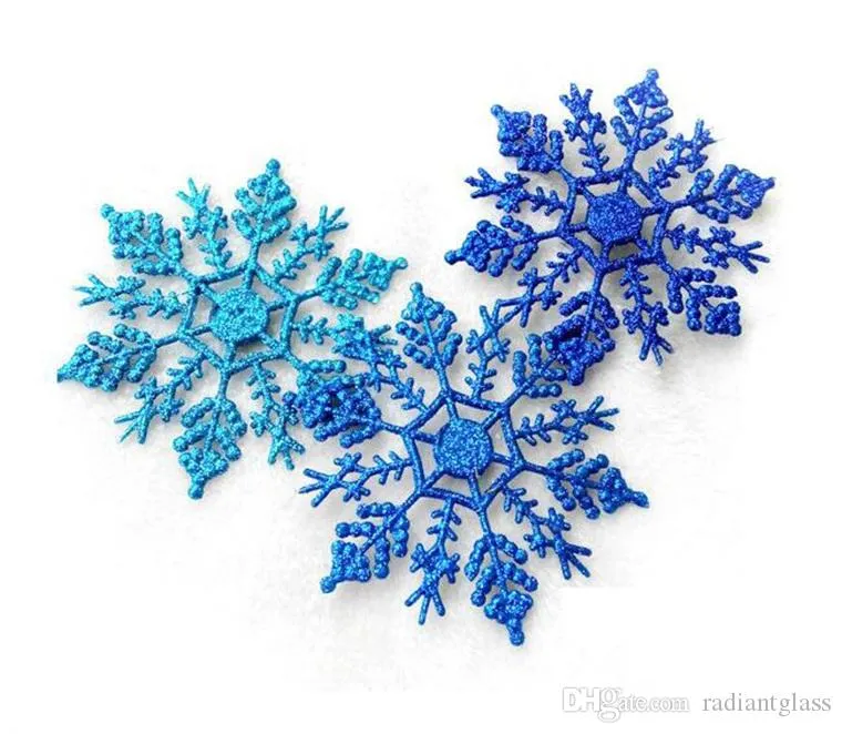 Christmas Ornaments Snowflake Decorative Flowers Wreaths Colorful