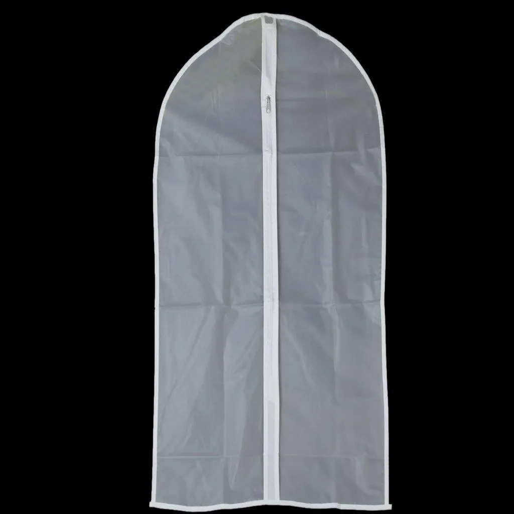 Wholesale- SZS Hot Dust Proof Clothes/Suit/Garment/Dress Cover Bag Clear (45*70cm)