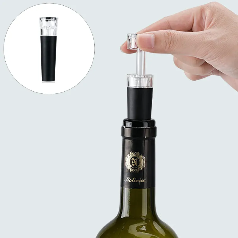Red Wine Botter Vacuum Stopper Tools Champagne Bottles Preserver Air Pump Stoppers Bar Alcohol Sealed Retain Freshness Tool BH3597 TQQ
