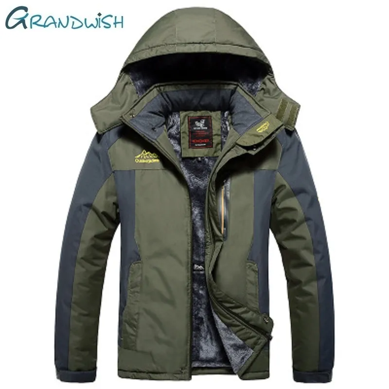 할아버지 새로운 겨울 양털 군사 재킷 남성 Windproof 방수 outwear Parka 재킷 망 플러스 크기 9xl 오버 코트, ZA037