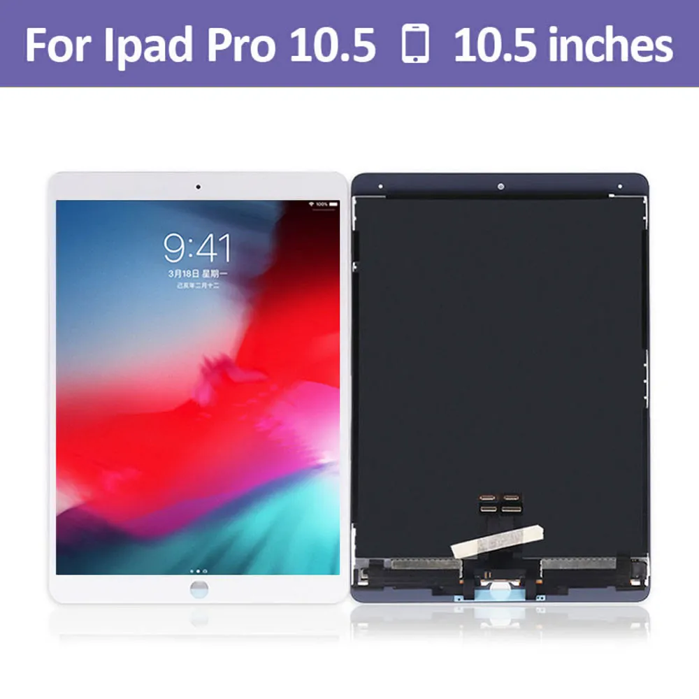 Экраны планшетных компьютеров 5pcs Lot Original для iPad Pro 10 5 LCD A1709 A1701 дисплей сенсорный экран Digitizer309S