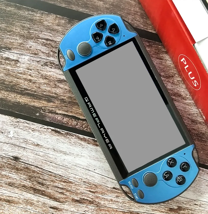 Console Portable X7 Plus 5,1 Pouces – 1000+ Jeux Intégrés, 8 Go, Double Joystick, Sortie AV