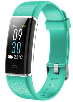 ID130C القلب رصد معدل سوار تعقب اللياقة الذكية الساعات الذكية gps للماء smartwatch ل فون الروبوت الهاتف ووتش pk DZ09 u8