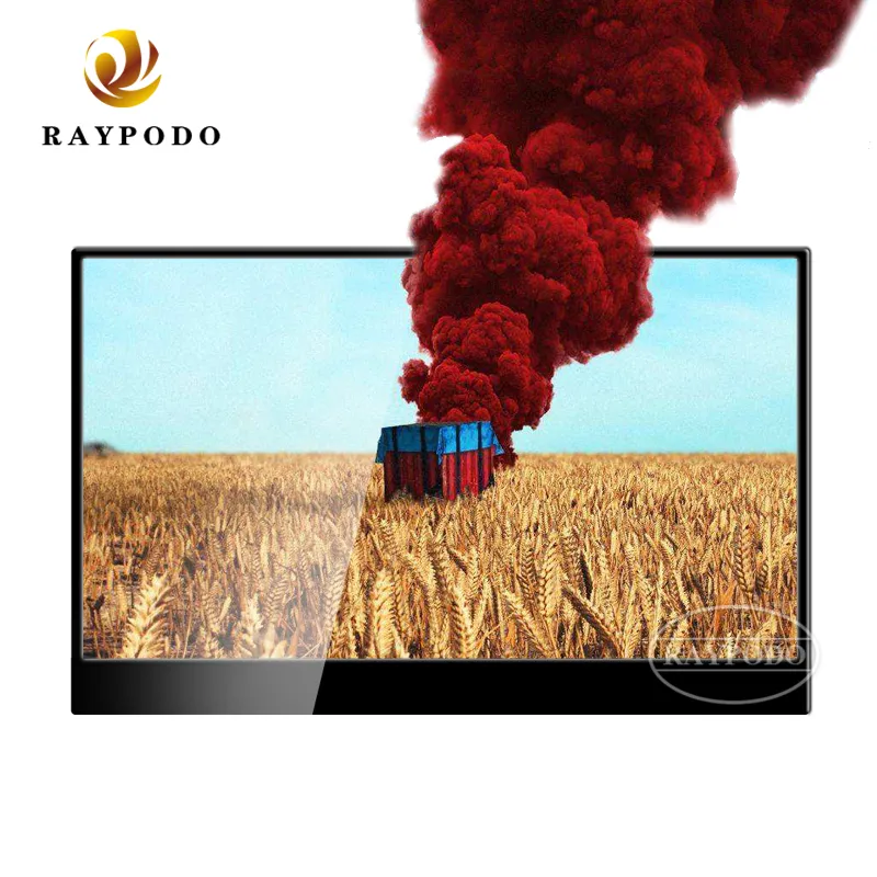 RayPodo 4K HDR UHD Portable Touch Monitor 15.6 tum Kapacitiv Touch PS4 / Switch Mobiltelefon Extern skärmskärm