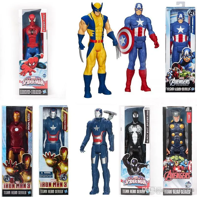 Figurine 30 cm Captain America - Marvel Avengers Titan Hero Series