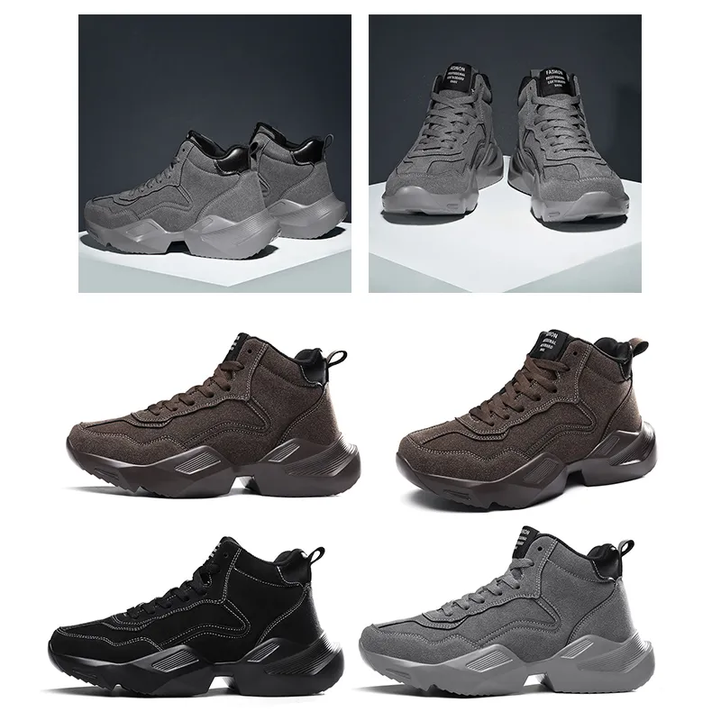 дешево продажа для мужчин, женщин уличной обуви тройных серого черного коричневого сохранить тепло комфортно Trainer дизайнера кроссовок размера 39-44