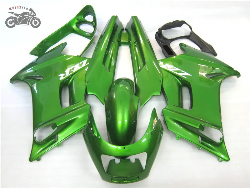 Customize Chinese Backset Set voor Kawasaki 1990-2007 ZZR-250 Donkergroen ABS Plastic Fairing Body Kits ZZR250 ZZR 250 90-07