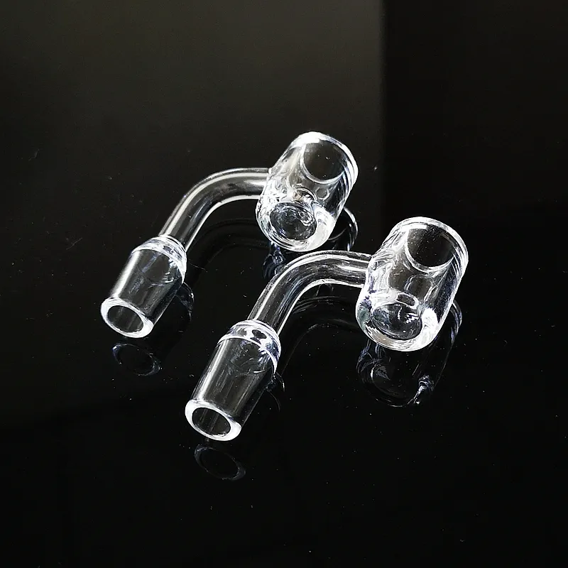 DHL Free Wholesales Smoking Accessories 45 90 Degree 4mm Thick Quartz Bangers 10mm 14mm 18mm Female Male Bangers QBN01-06