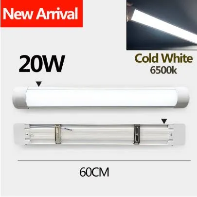 Super Bright LED T8 Light Tube 220 V 600mm 60 cm 1200mm Lampa LED o dużej mocy Zintegrowana 2ft 4ft 20W do oświetlenia wewnętrznego