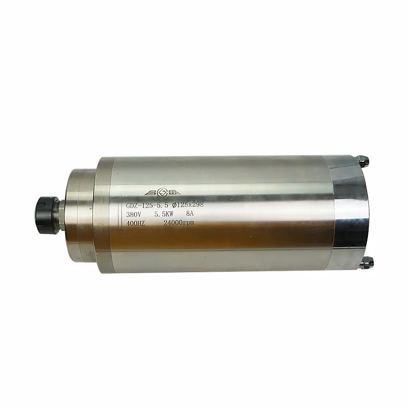 CNC Spindle Motor 5.5KW ER25 220V/380V 24000rpm Water Cooled For CNC Router Milling Machine