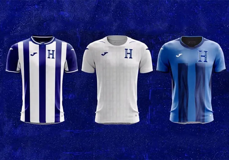 Camiseta de fútbol de Honduras 2019 2020 Copa de oro Fútbol CAMISAS Camiseta fútbol Honduras 19 Camiseta de Futbol Maillot de futebol camisa