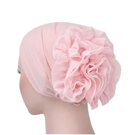 Muçulmano lenço de cabeça pilha Heap Cap confortável chapéu de quimioterapia Hijab Islâmico chapéu GB951