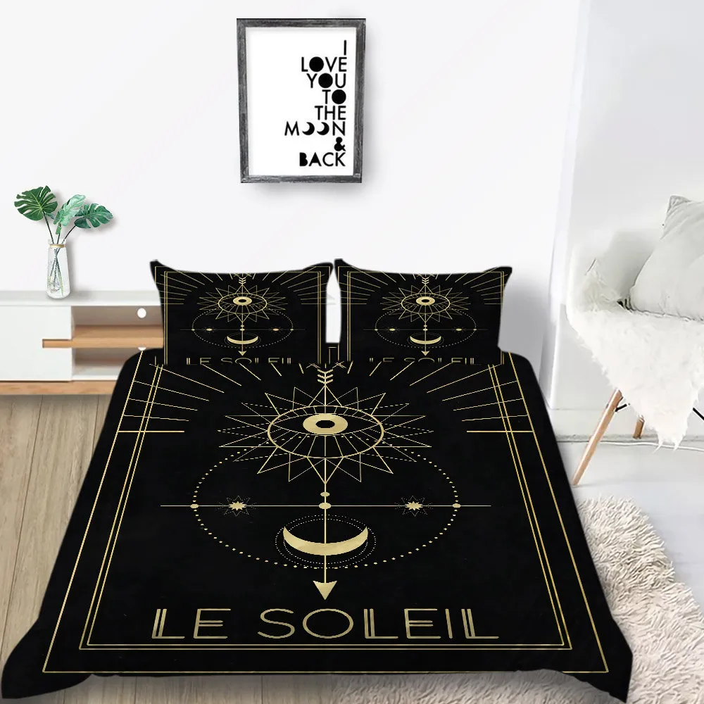 Natural Element Bedding Set King Size Creative Fashionable Duvet