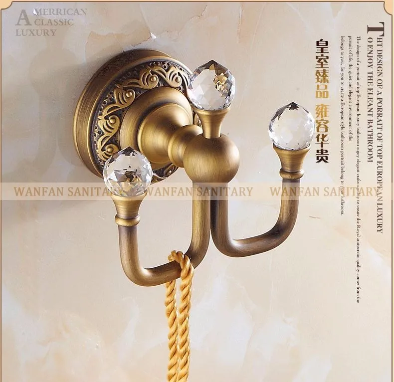 Antique brass towel 2025 hooks
