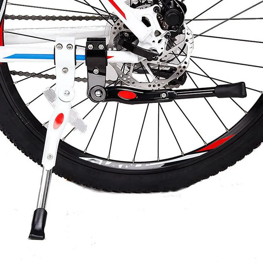 Rower Parking Rack Kickstand Mountain Bike Cycle Rep Prop Side Tylne Kick Stoisko Akcesoria rowerowe Stopy rowerowe Narzędzia LJJK2167
