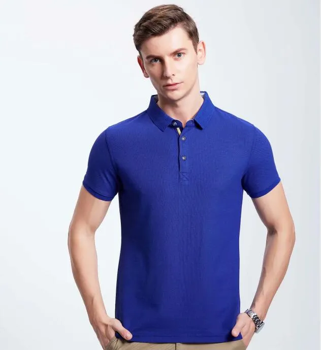 Bonne qualité Vente Chaude Polos 88% Polyester 12% spandex Polo T-shirt 5 pcs/lot Drop Shipping