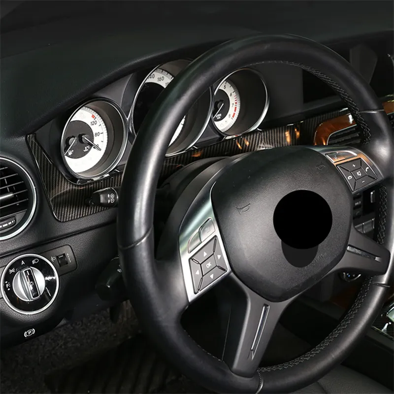 Stylizacja samochodów Deska rozdzielcza Display Ekran Dekoracje Dekoracji Dla Mercedes Benz C Klasa W204 2011-2013 LHD Akcesoria wnętrza