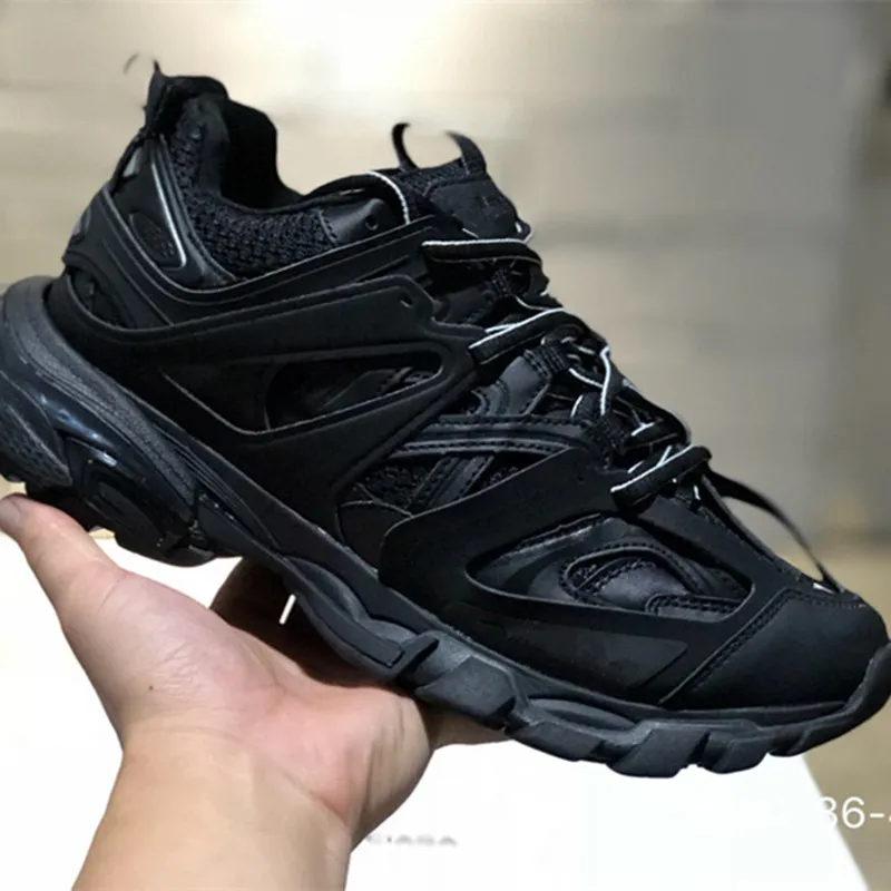 release 3 Tess women gomma maille black Casual shoes For Men Triple S Clunky Sneaker Sneaker Hottest Authentic fashion Dad Shoe