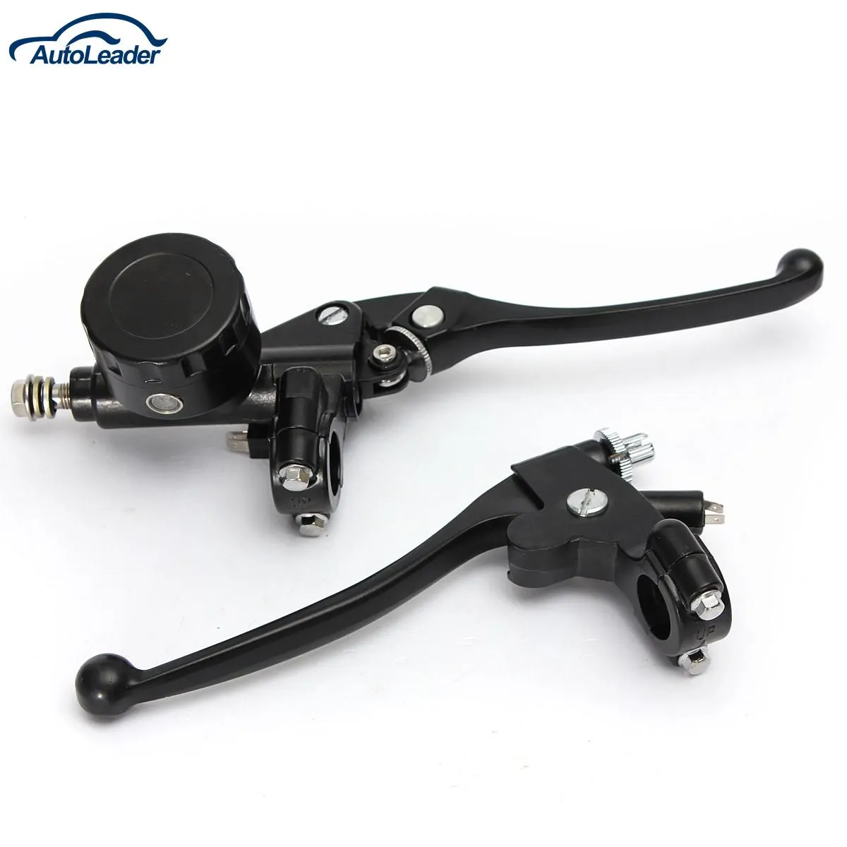 7/8" 22mm Motorcycle Brake & Clutch Master Cylinder Reservoir Lever Kit – CNC Aluminum