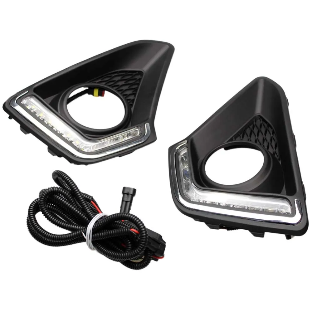 For Hyundai Grand I10 2014 2015 2016 Daytime Running Lights DRL LED
