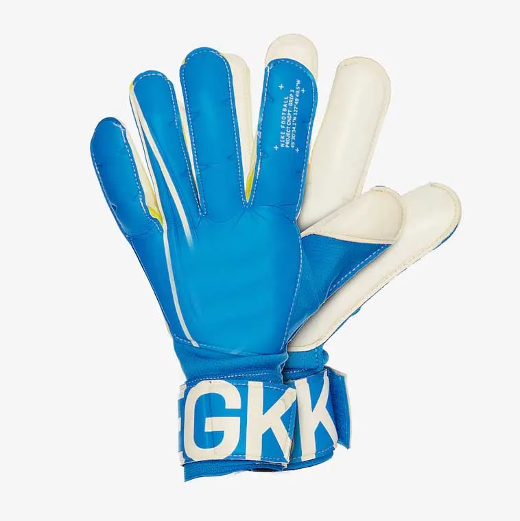 vg3 sgt Gants de gardien de but professionnels sans protection des doigts Gants de gardien de but de football en latex épaissi Gants de gardien de but de football