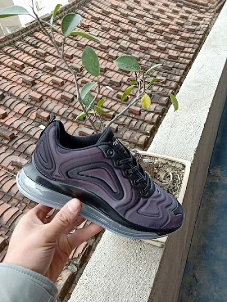 Nike Air Max 720 2019 Chaussures Air Chaussures De Course Enfant 72O Infant 72 ans Gar ons Off Noir Noir Rouge Bleu Baskets De Sport Et TN Designer