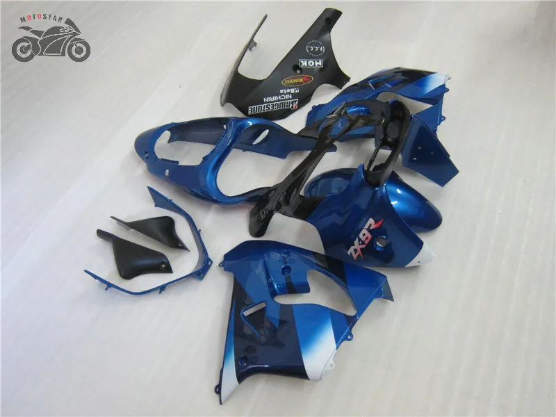 Kawasaki Ninja ZX9R 2000 2001 Mavi Siyah Kaplama Seti Yi TL18