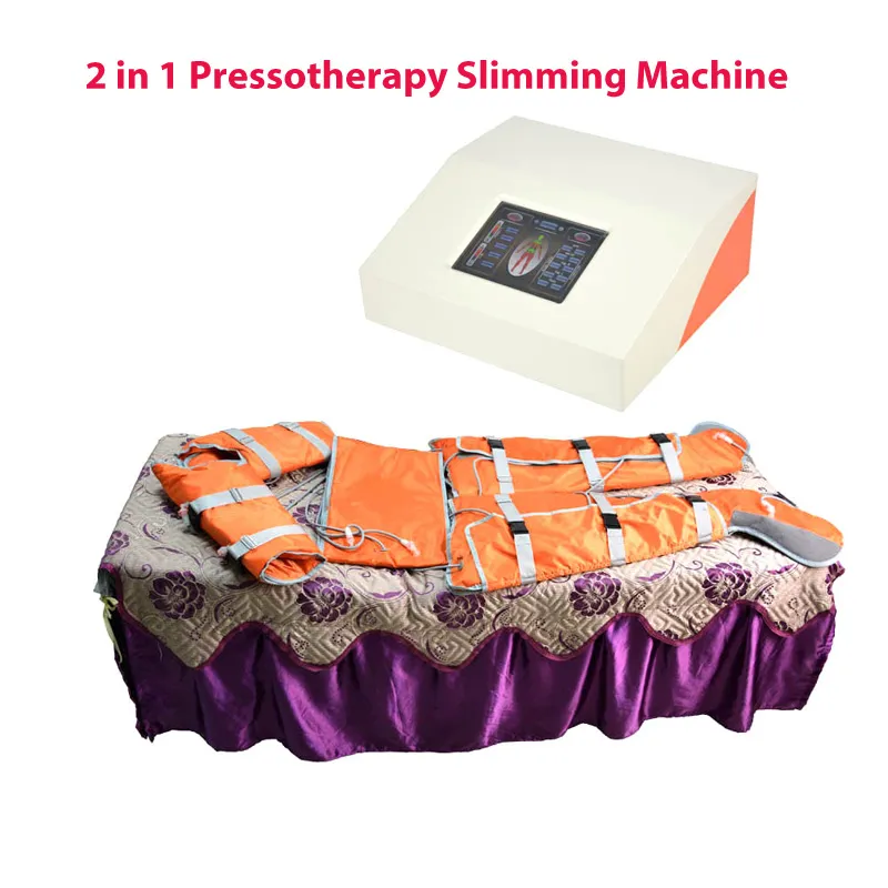 2 in 1 Infrared light air pressure pressotherapy Pressotherapy Detoxin Slimming Lymphatic Drainage Suit SPA