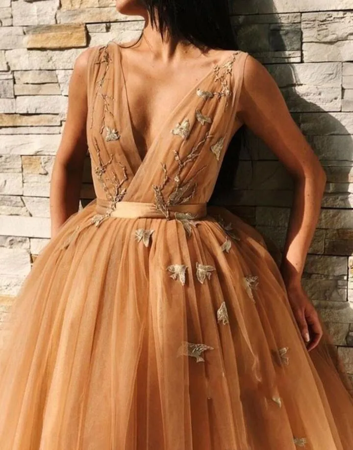 mini champagne homecoming dress Champange Sleeveless Unique Applique Mini Short Homecoming Dresses, BG –  MarryLover main image 1